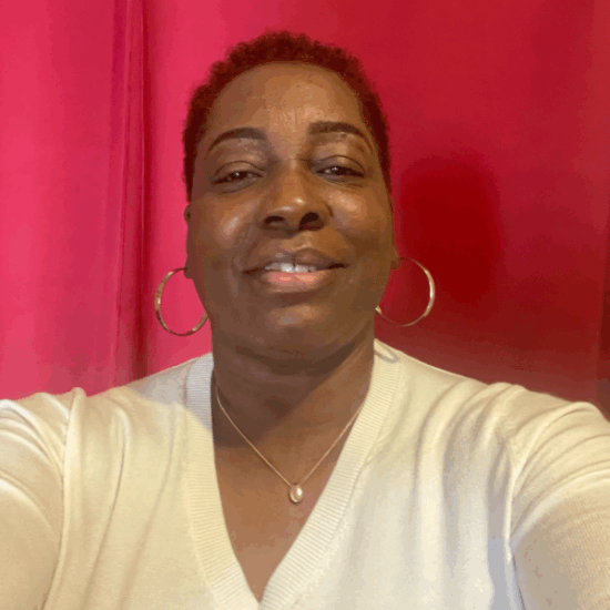 Sharon is serving as a Peer Outreach Specialist.